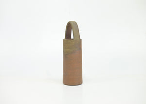 Flower vase with handle - Bizen